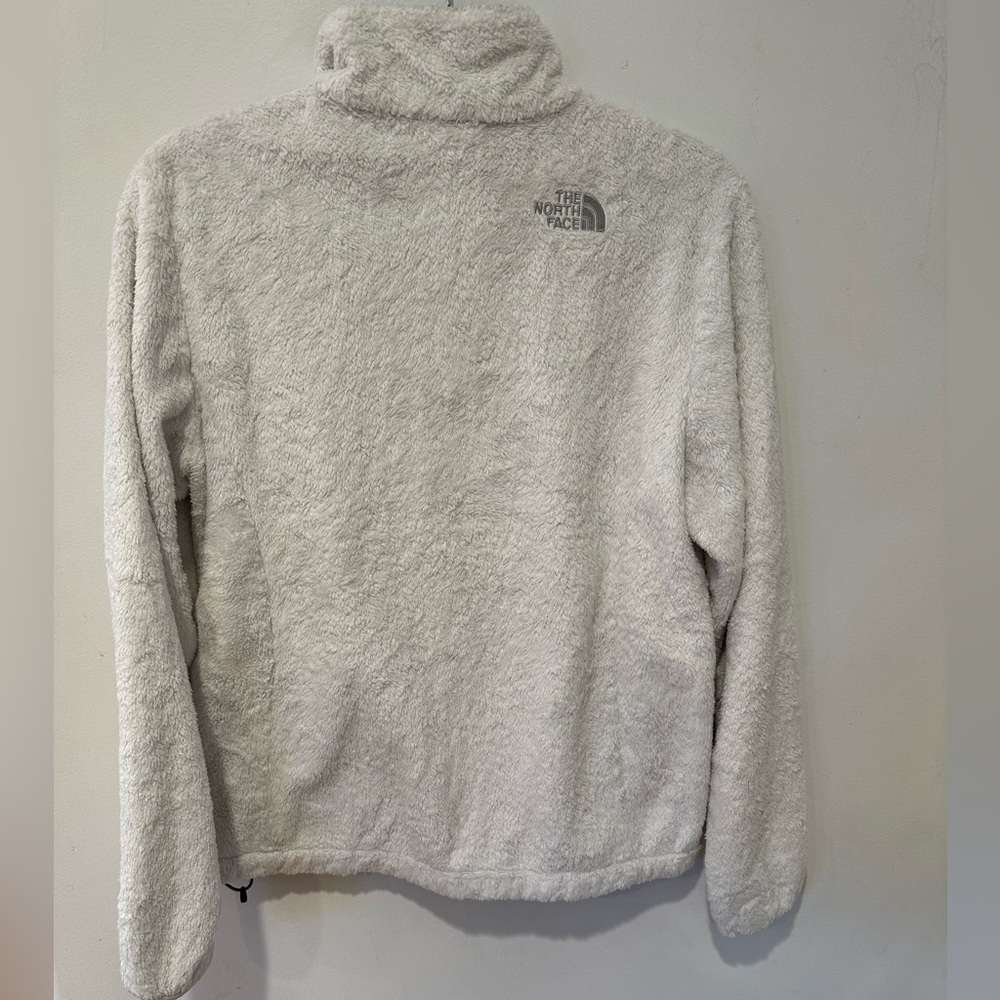White The North Face Osito Fleece Zip Up Jacket - Picture 3 of 4